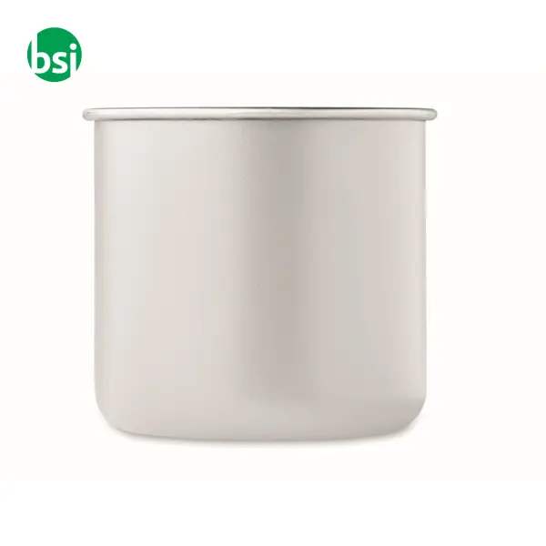Recycled stainless steel mug - CARIBU -  6