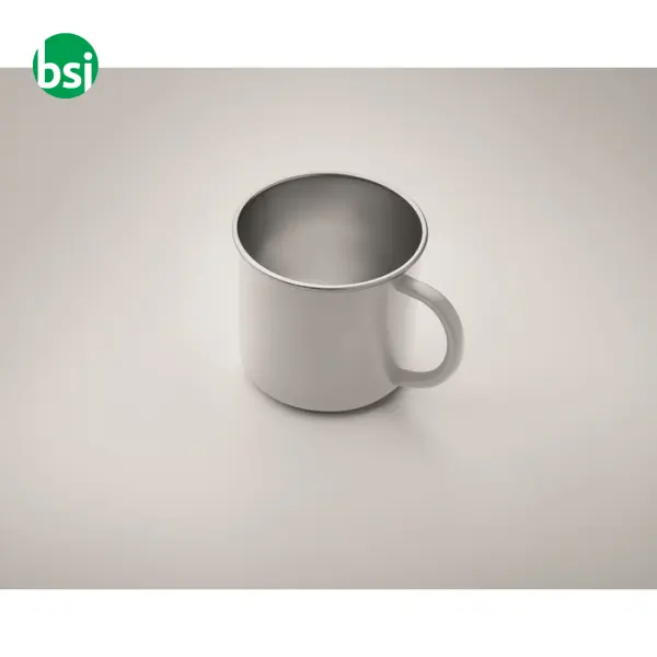 Recycled stainless steel mug - CARIBU -  7