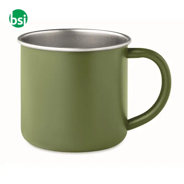Recycled stainless steel mug - CARIBU -  18
