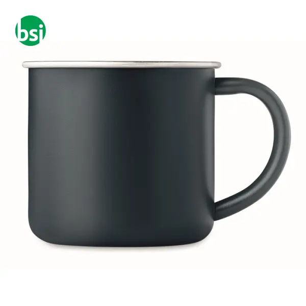 Recycled stainless steel mug - CARIBU -  13