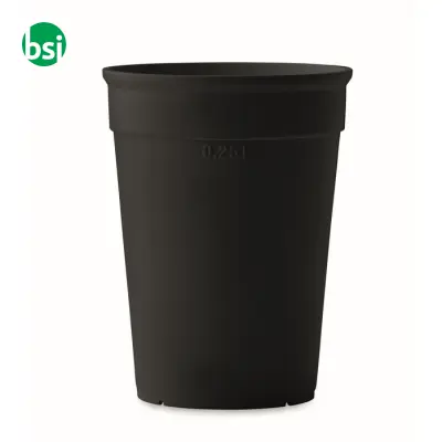 Recycled PP cup capacity 250ml - AWAYCUP - Immagine 2
