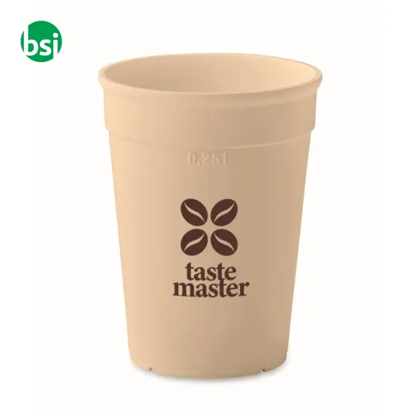 Recycled PP cup capacity 250ml - AWAYCUP -  4