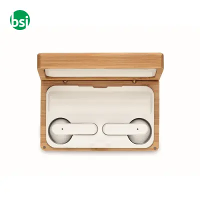 TWS earbuds in bamboo case - OREBAM - Immagine 11