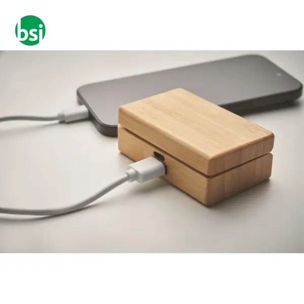 TWS earbuds in bamboo case - OREBAM -  17
