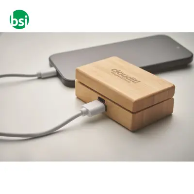 TWS earbuds in bamboo case - OREBAM - Immagine 18