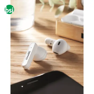 TWS earbuds in bamboo case - OREBAM - Immagine 3