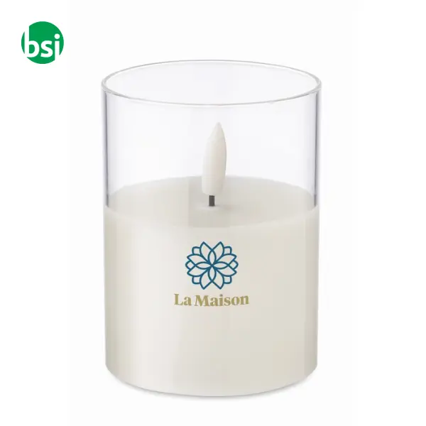 LED wax candle in glass holder - XANDLE+ -  6