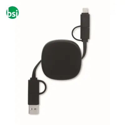 60W retractable charging cable - LINEA - Immagine 2