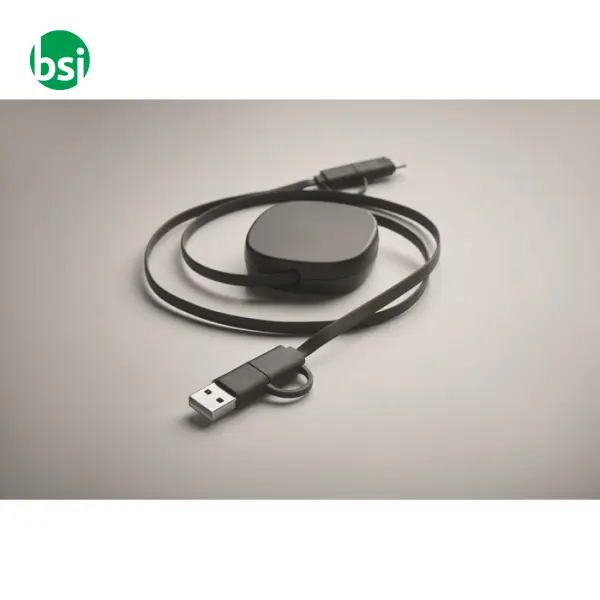 60W retractable charging cable - LINEA -  3