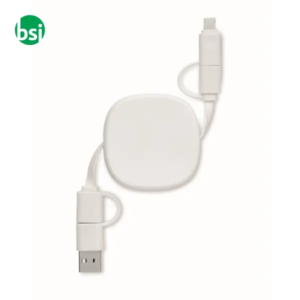 60W retractable charging cable - LINEA -  8