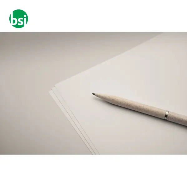 Wheat straw/ABS twist pen set - PEAT -  6