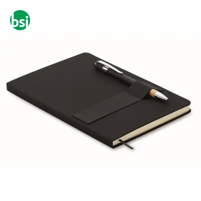 A5 RPET notebook with pen - NOTA