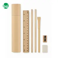 Paper tube stationery set - MEJU