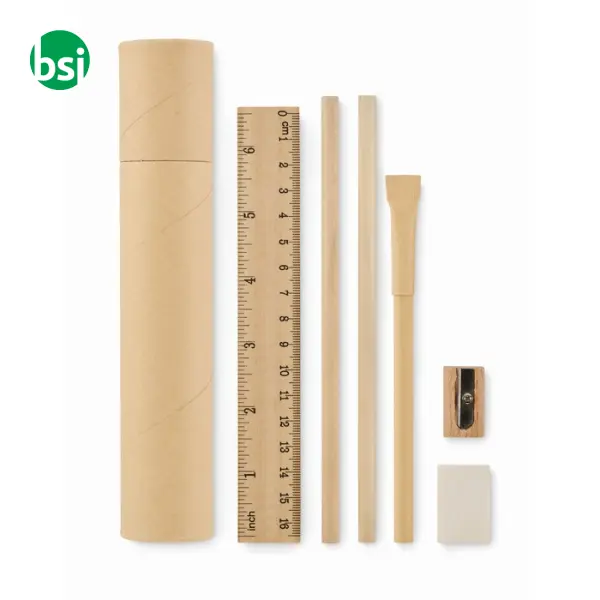 Paper tube stationery set - MEJU -  1