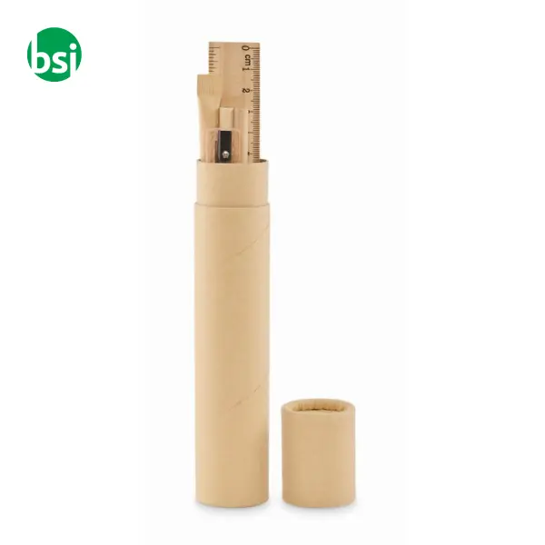 Paper tube stationery set - MEJU -  4