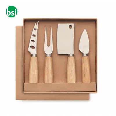 Set of 4 cheese knives - CAMEMBERT - Immagine 2