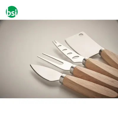 Set of 4 cheese knives - CAMEMBERT - Immagine 4