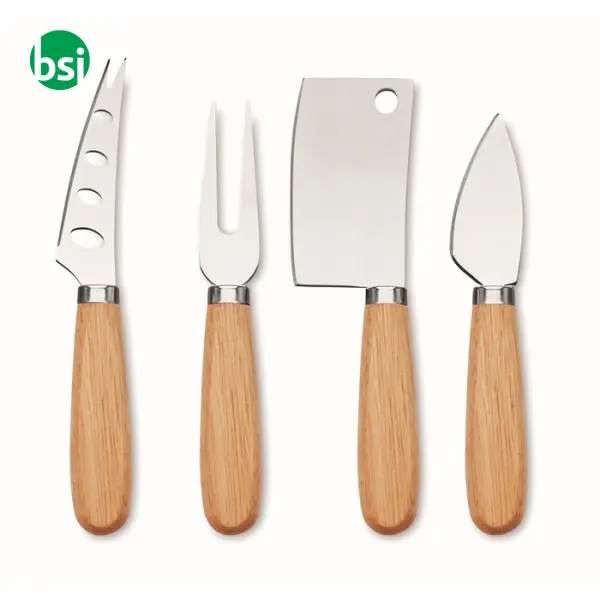 Set of 4 cheese knives - CAMEMBERT -  5