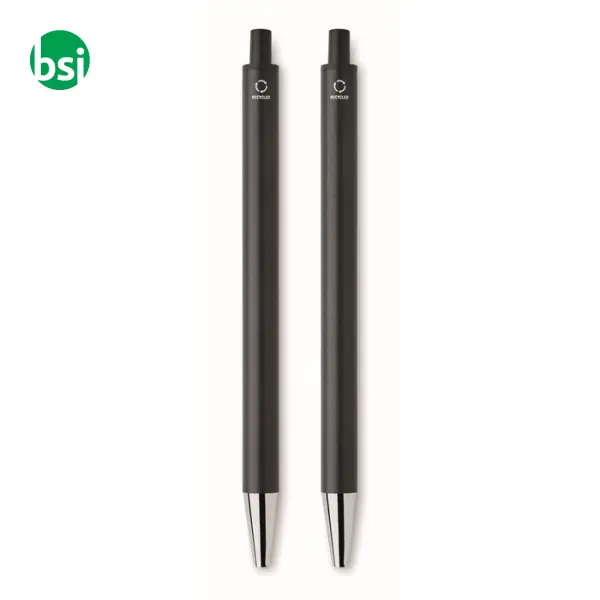 Recycled aluminium pen set - ORWELL -  9