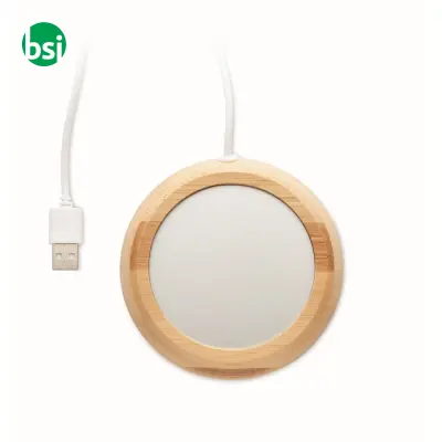Bamboo mug warmer with USB - MUGLET - Immagine 6