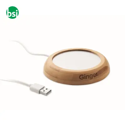Bamboo mug warmer with USB - MUGLET - Immagine 2