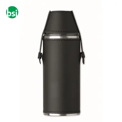 Hip flask with shot cups - COCOON - Immagine 7