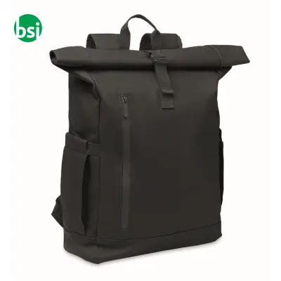 Rolltop laptop rucksack 600D - BANGKOK ROLL - Immagine 1
