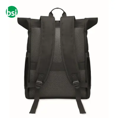 Rolltop laptop rucksack 600D - BANGKOK ROLL - Immagine 4
