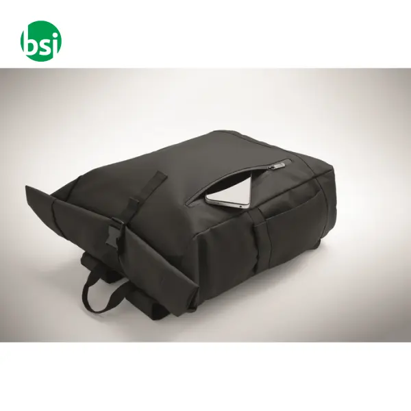 Rolltop laptop rucksack 600D - BANGKOK ROLL -  12