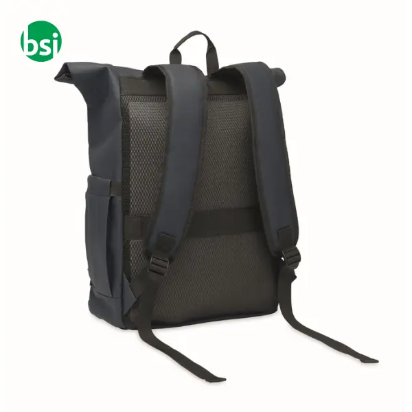 Rolltop laptop rucksack 600D - BANGKOK ROLL -  14