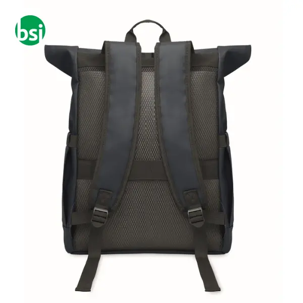 Rolltop laptop rucksack 600D - BANGKOK ROLL -  16