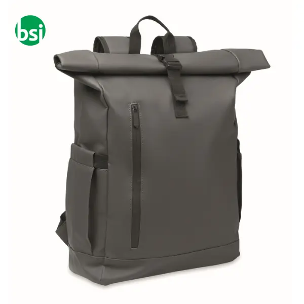 Rolltop laptop rucksack 600D - BANGKOK ROLL -  24