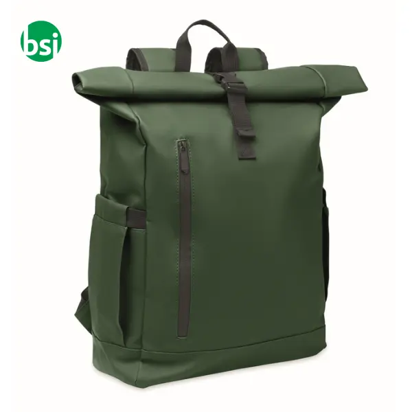 Rolltop laptop rucksack 600D - BANGKOK ROLL -  25