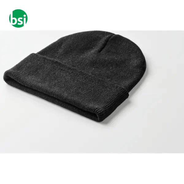 Knitted beanie with cuff - BEANIX -  2