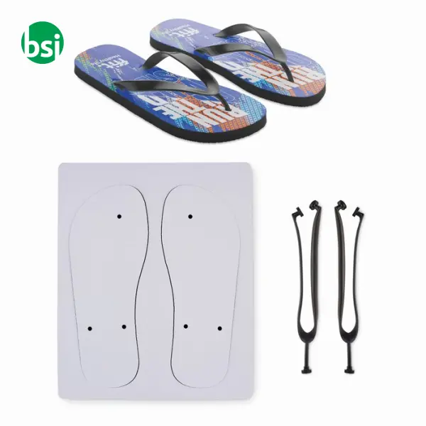 Sublimation beach slippers 38-41 - DO MEL -  1