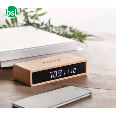 Wireless charger in bamboo - MORO - Immagine 12