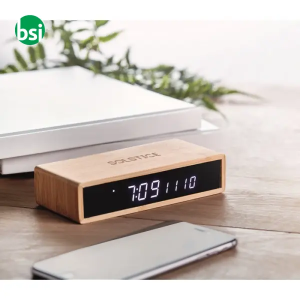 Wireless charger in bamboo - MORO -  12