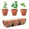 Terracotta 3 herb pot set - FLOWERPOT - Anteprima 1
