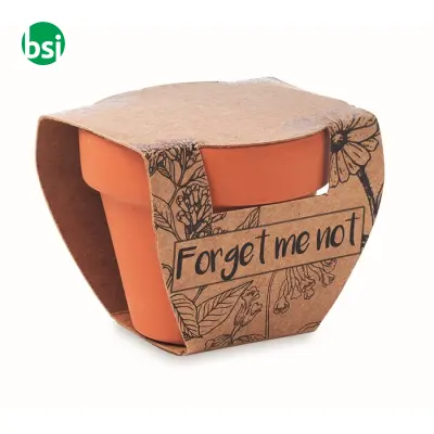 Terracotta pot 'forget me not'  - FORGET ME NOT - Immagine 2