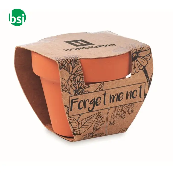 Terracotta pot 'forget me not'  - FORGET ME NOT -  3