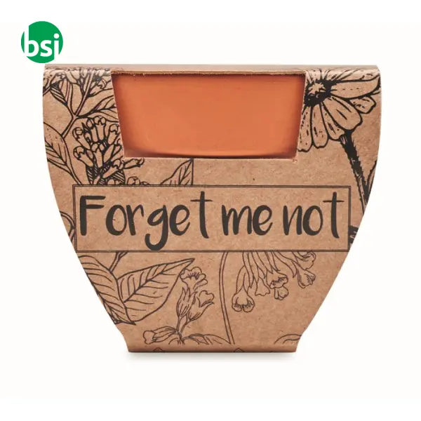 Terracotta pot 'forget me not'  - FORGET ME NOT -  4