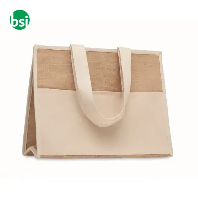 Jute and canvas cooler bag - CAMPO DE GELI - Immagine 2