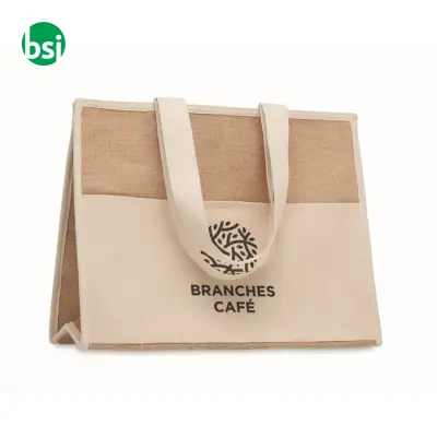 Jute and canvas cooler bag - CAMPO DE GELI - Immagine 3