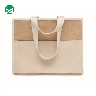 Jute and canvas cooler bag - CAMPO DE GELI - Immagine 5