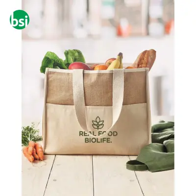 Jute and canvas cooler bag - CAMPO DE GELI - Immagine 11