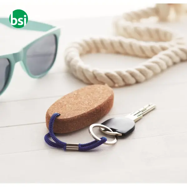Floating cork key ring - BOAT -  3