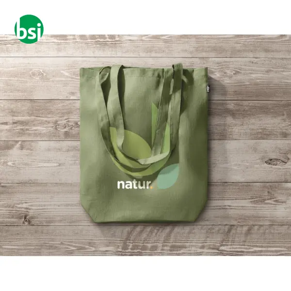 Shopping bag in hemp 200 gr/m2  - NAIMA TOTE -  21