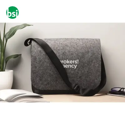 RPET felt laptop bag - BAGLO - Immagine 9