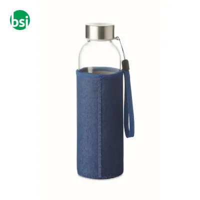 Glass bottle in pouch - 500 ml - UTAH DENIM - Immagine 6