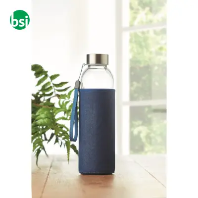 Glass bottle in pouch - 500 ml - UTAH DENIM - Immagine 9